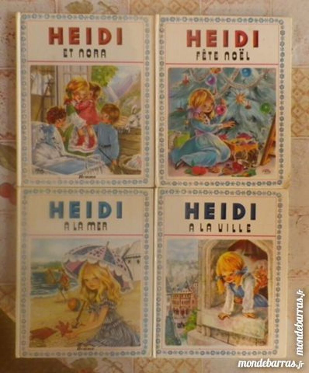 LOT 4 HEIDI ED. HEMMA (NORA NOEL MER VILLE) Livres et BD
