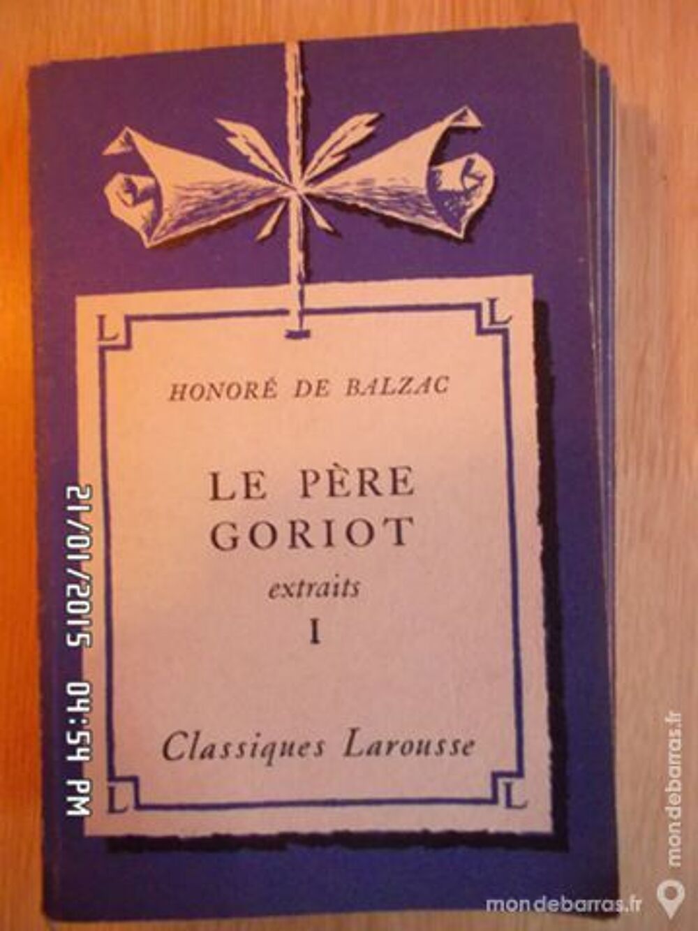 LE PERE GORIOT I Livres et BD