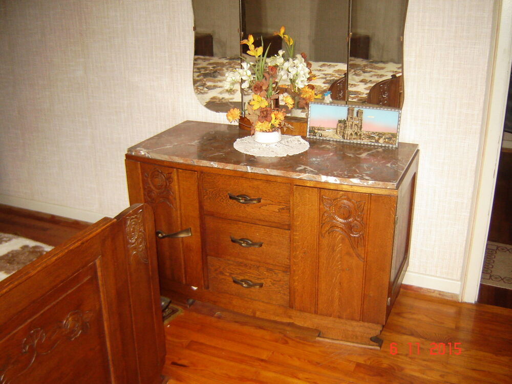 chambre &agrave; coucher chene Meubles