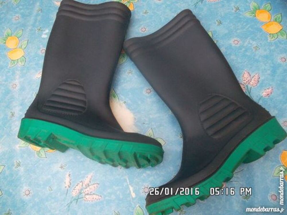 bottes caoutchouc bleu t.36 Chaussures