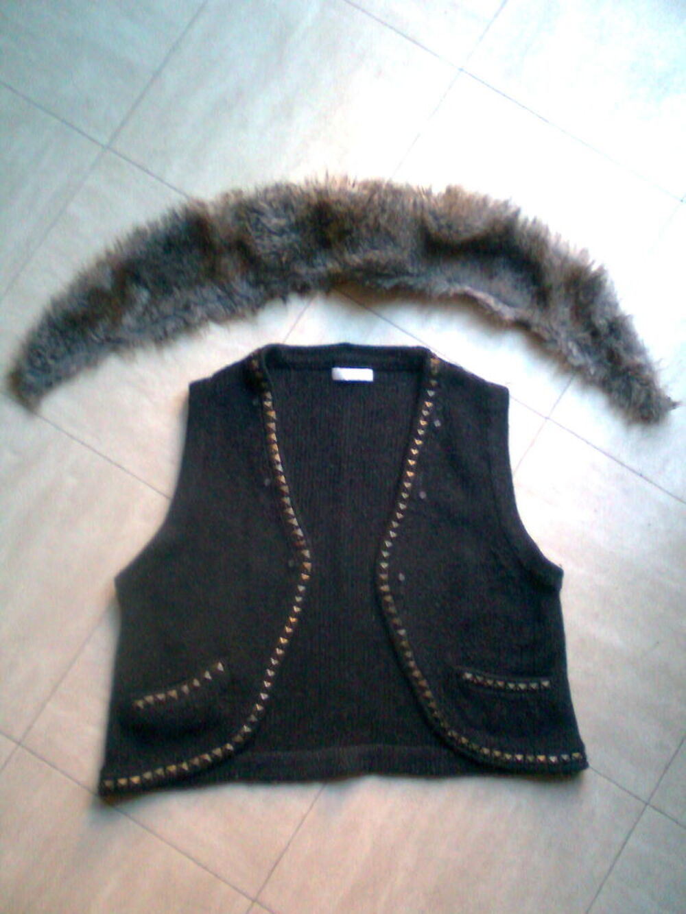 pt gilet t.2 -pantalon noir 38 - zoe Vêtements