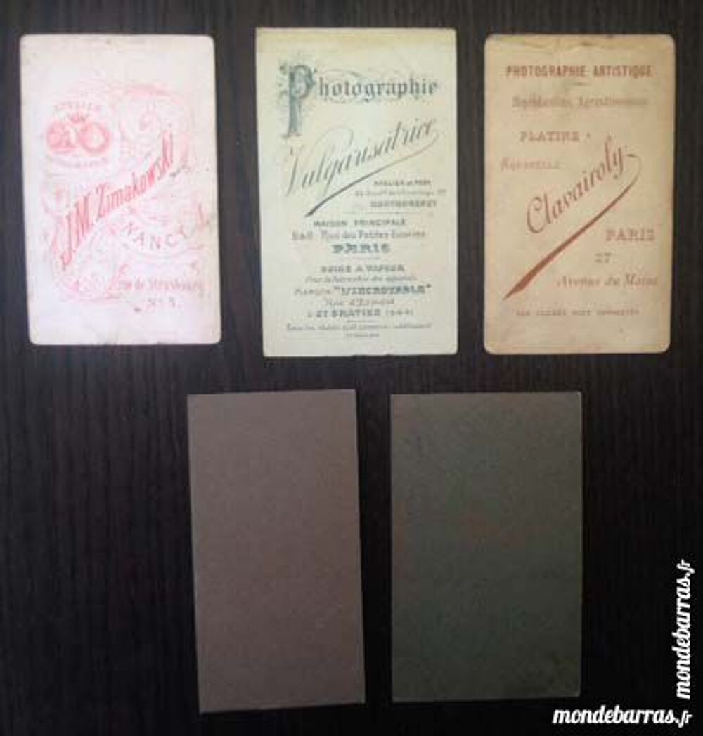 5 CDV d'enfants 