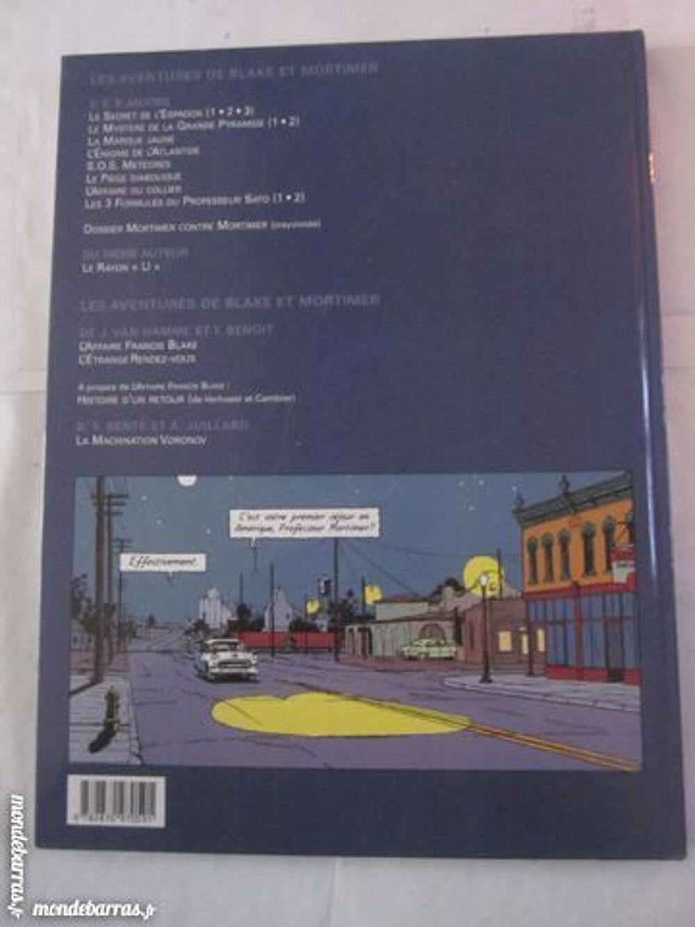 BD E.O. BLAKE ET MORTIMER 15 L'ETRANGE RENDEZ VOUS Livres et BD
