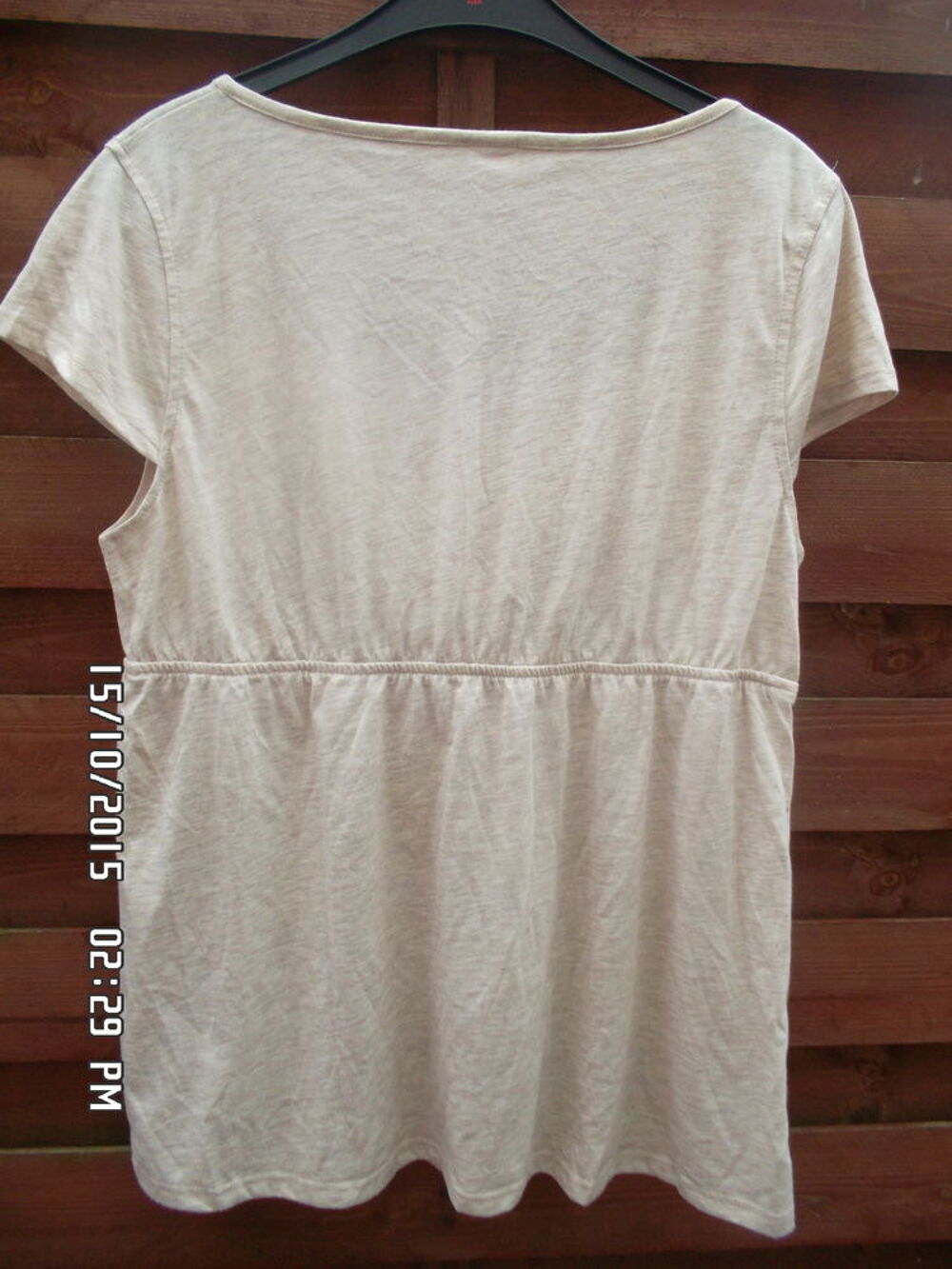 HAUT ECRU CAMAIEU*JUSTE 1E*KIKI60230 Vêtements