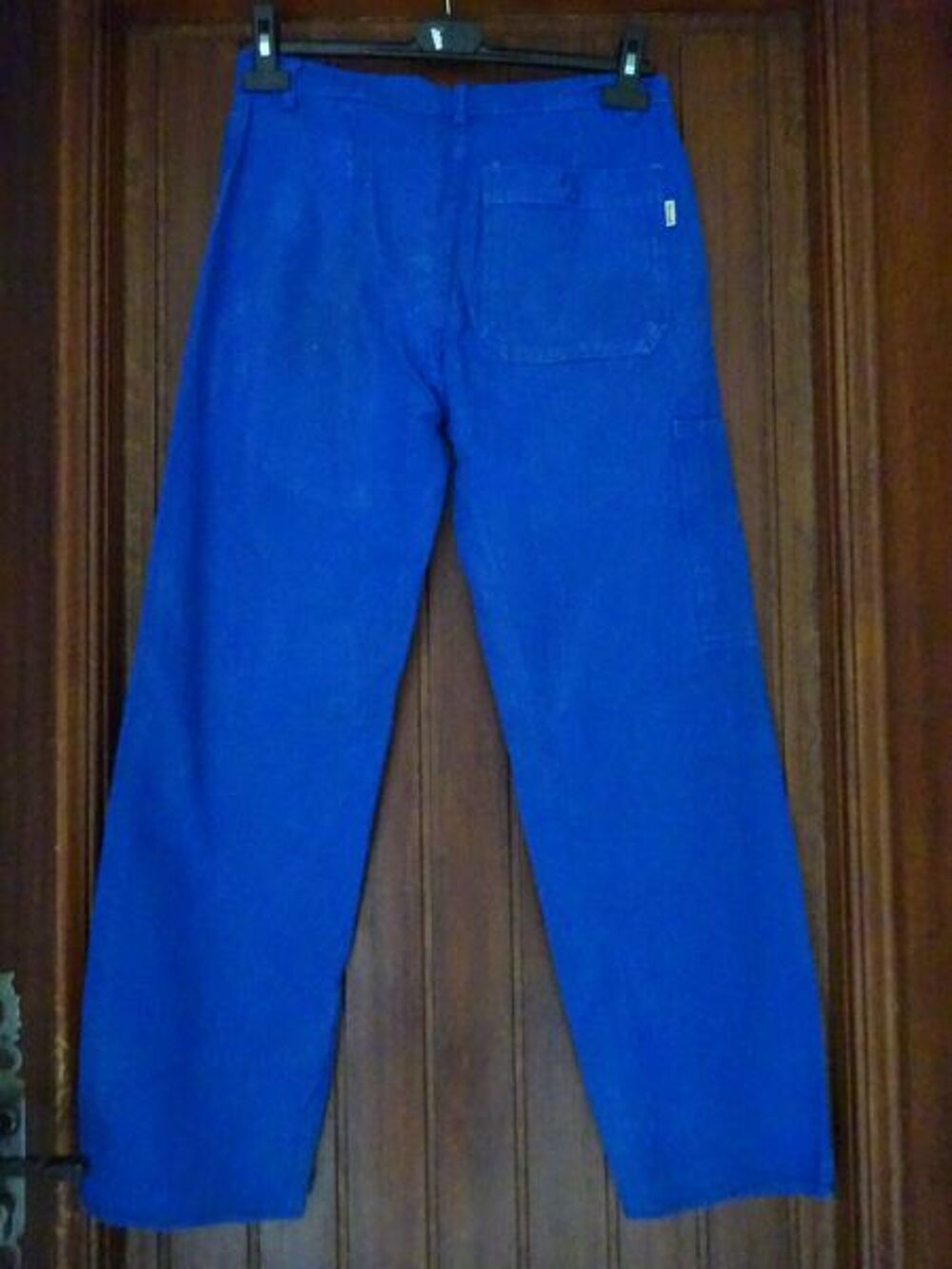 Pantalon bleu de travail homme hot sale