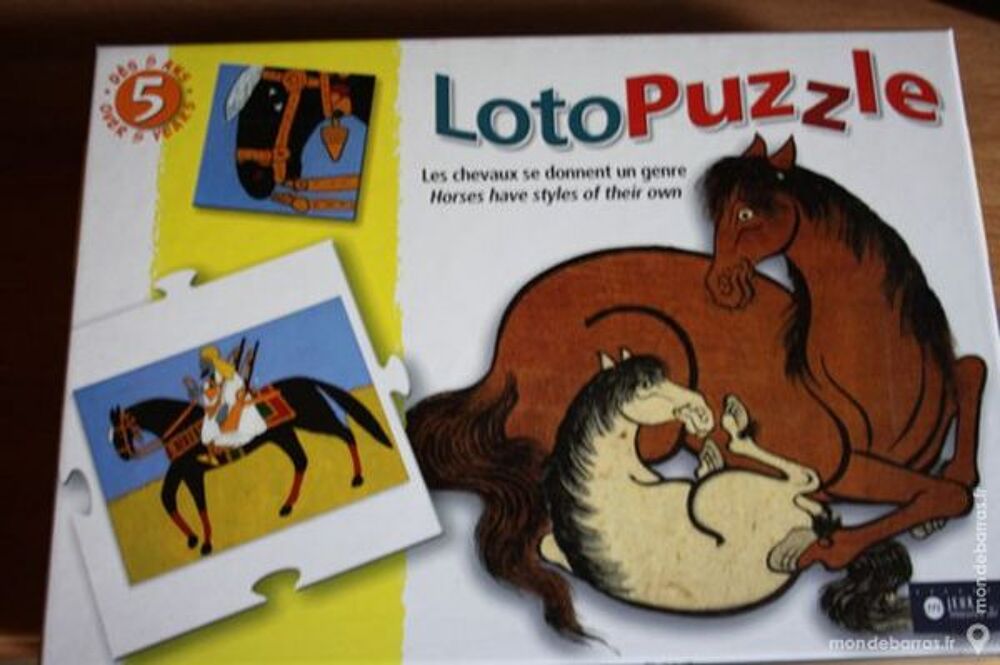 Loto Puzzle &laquo;Les Chevaux&raquo; Jeux / jouets