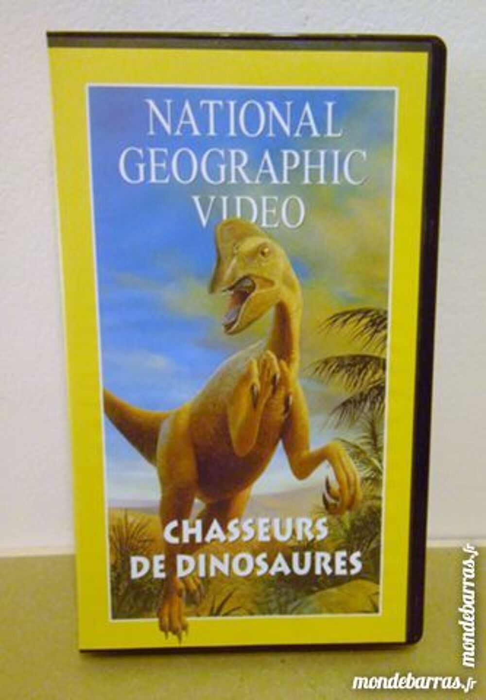 K7 VHS&laquo;chasseurs de dinosaures&raquo;National Geographic DVD et blu-ray