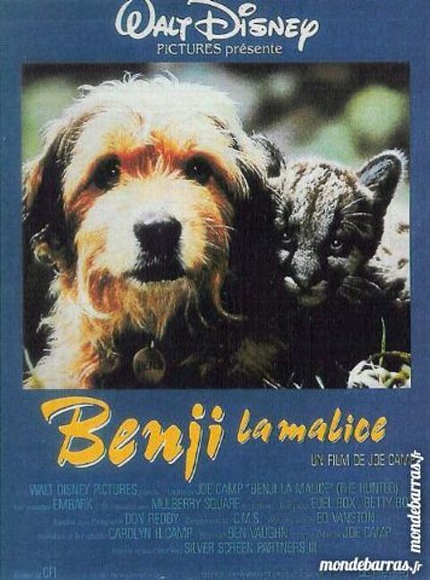 K7 Vhs: Benji la malice (295) 6 Saint-Quentin (02)