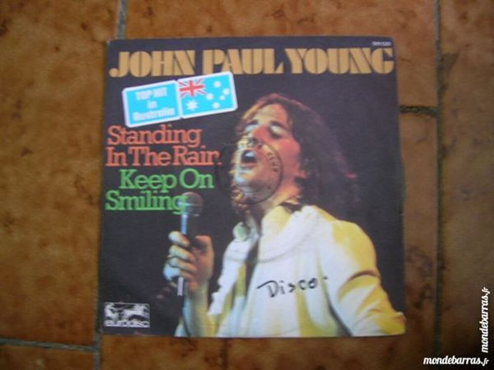 45 TOURS JOHN PAUL YOUNG Standing in the rain CD et vinyles