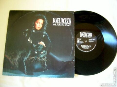 MAXI 45 TOURS JANET JACKSON Black cat 11 Nantes (44)