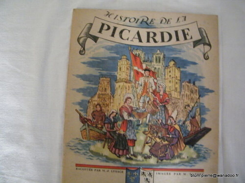 LIVRE ANCIEN - HISTOIRE DE LA PICARDIE 