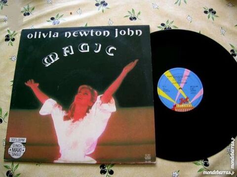 MAXI 45 TOURS OLIVIA NEWTON JOHN Magic - MEGA RARE 235 Nantes (44)