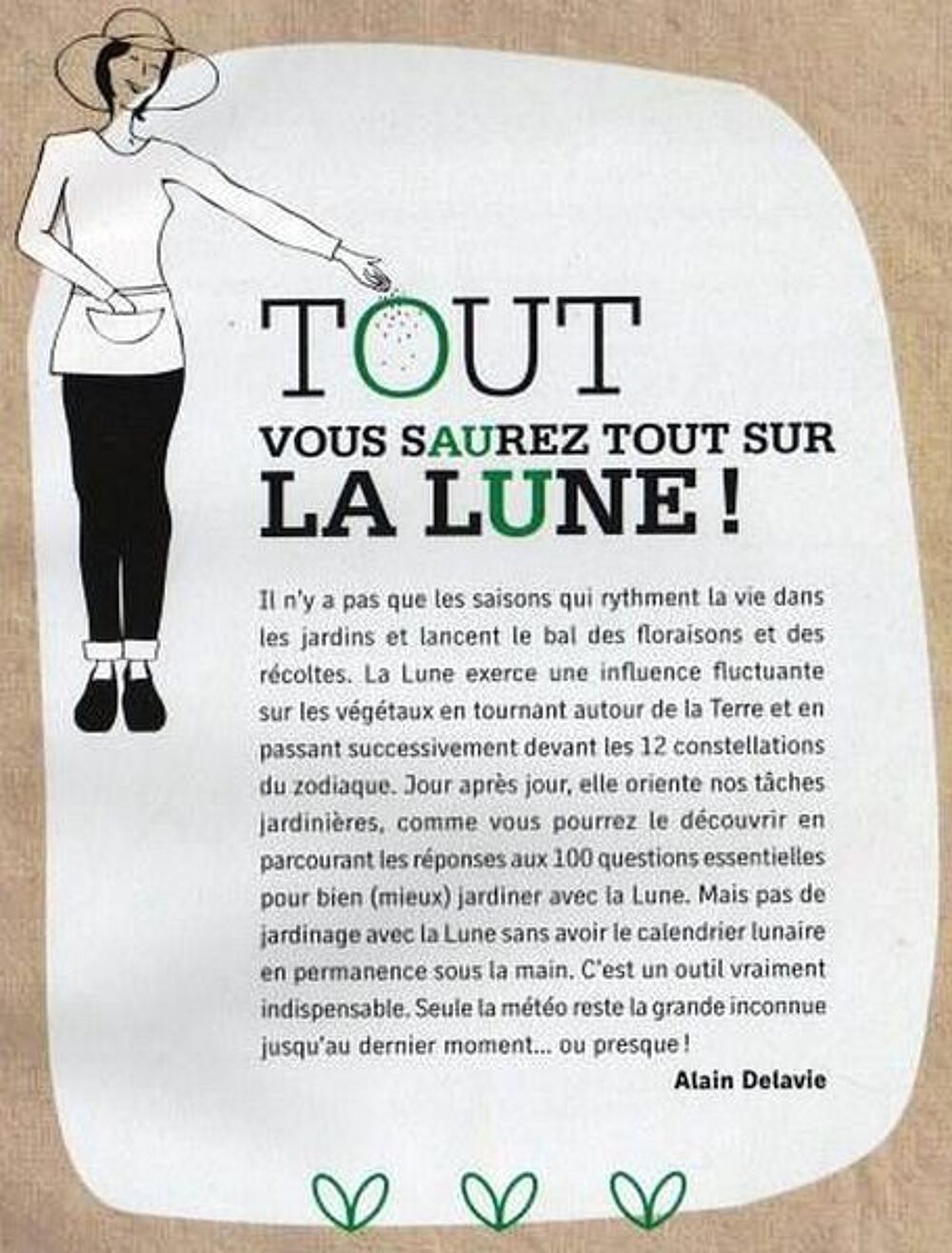 RUSTICA - JARDINEZ AVEC LA LUNE / les-livres-de-jac Livres et BD