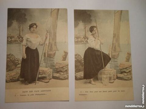 CPA serie de 6 Dans les pays lointains   19G2 6 Gr�zieu-la-Varenne (69)