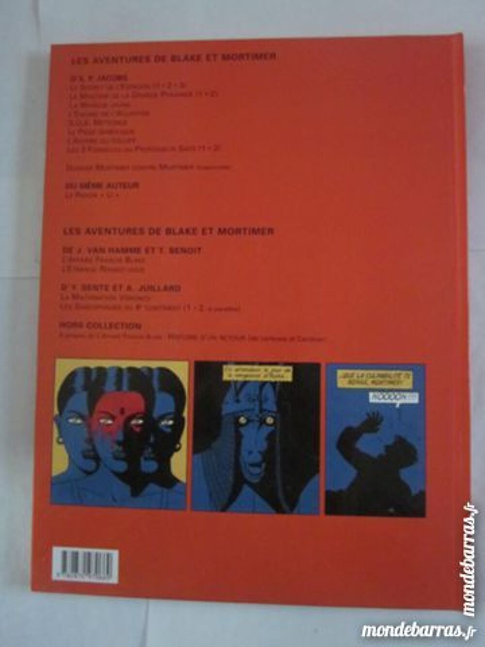 BD B.et MORTIMER LES SARCOPHAGES DU 6&egrave; CONTINENT Livres et BD