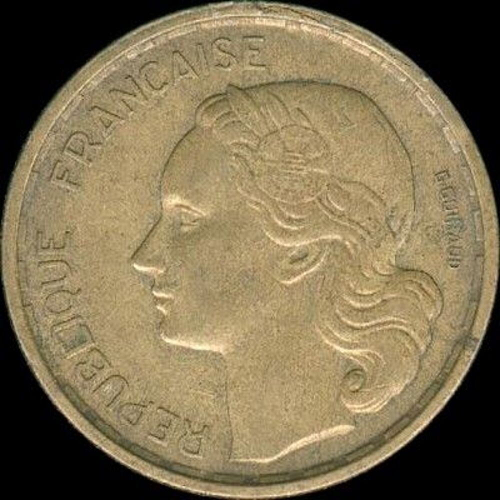 20 francs G. Guiraud 1950B 