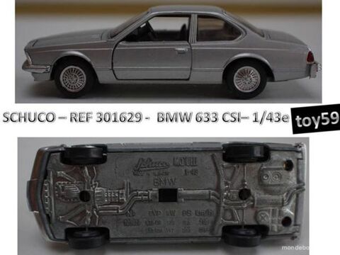 SCHUCO - BMW 633 CSI - 1/43e - 40 Mons-en-Barul (59)