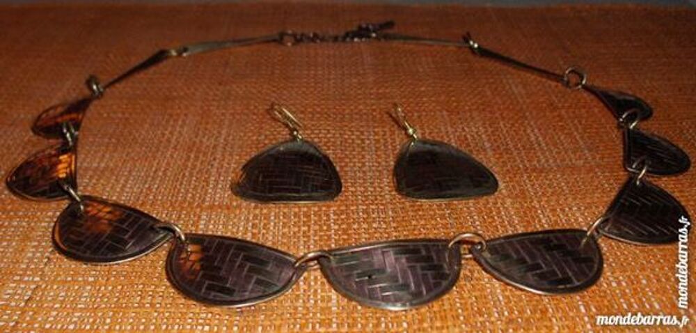 PARURE COLLIER BOUCLES D'OREILLES Bijoux et montres