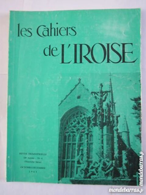revue  CAHIERS DE L'IROISE N� 4  de 1963 5 Brest (29)