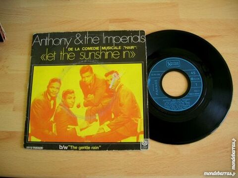 45 TOURS ANTHONY & THE IMPERIALS Let the sunshine 8 Nantes (44)
