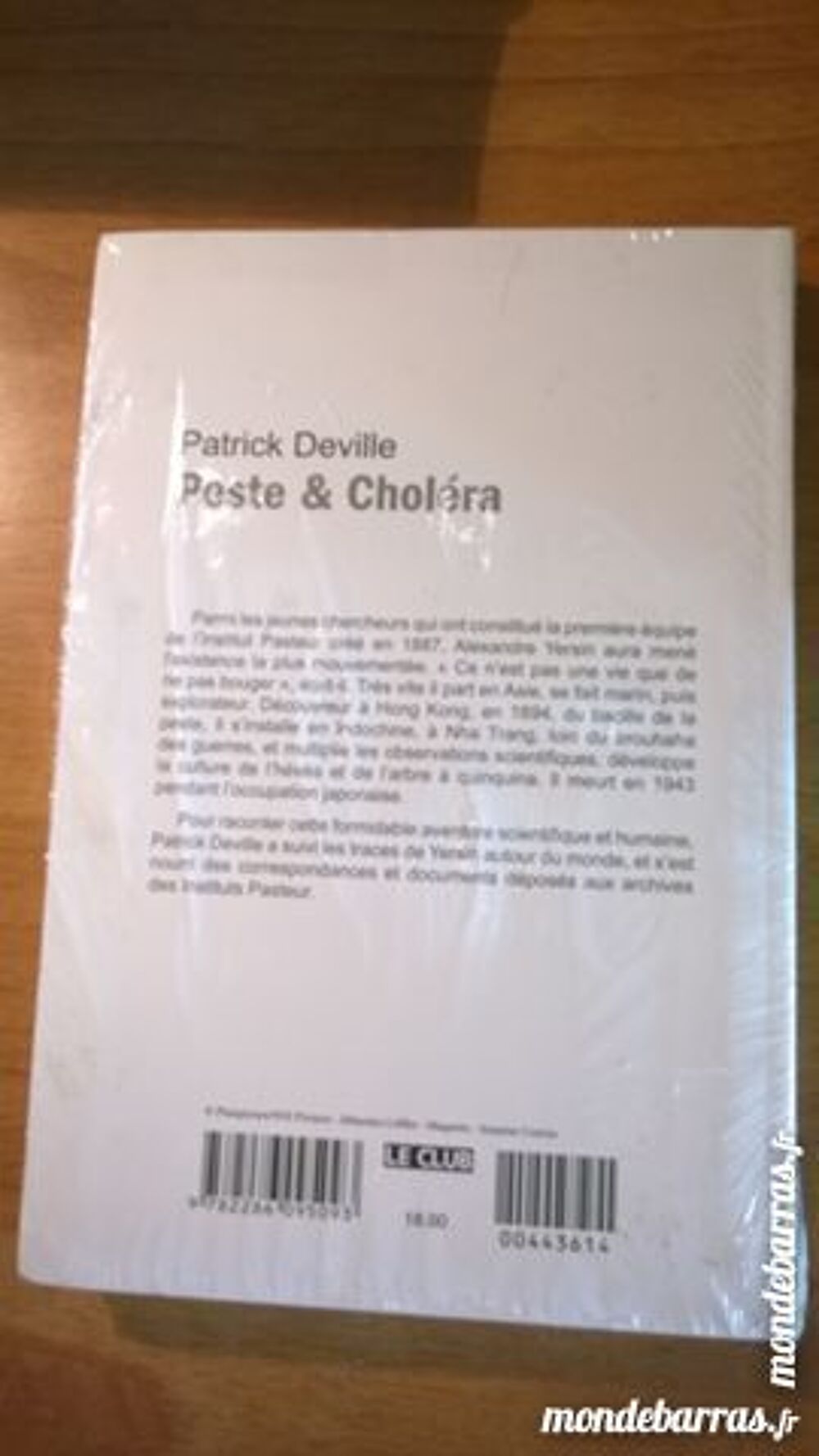Patrick Deville - Peste &amp; Chol&eacute;ra Livres et BD