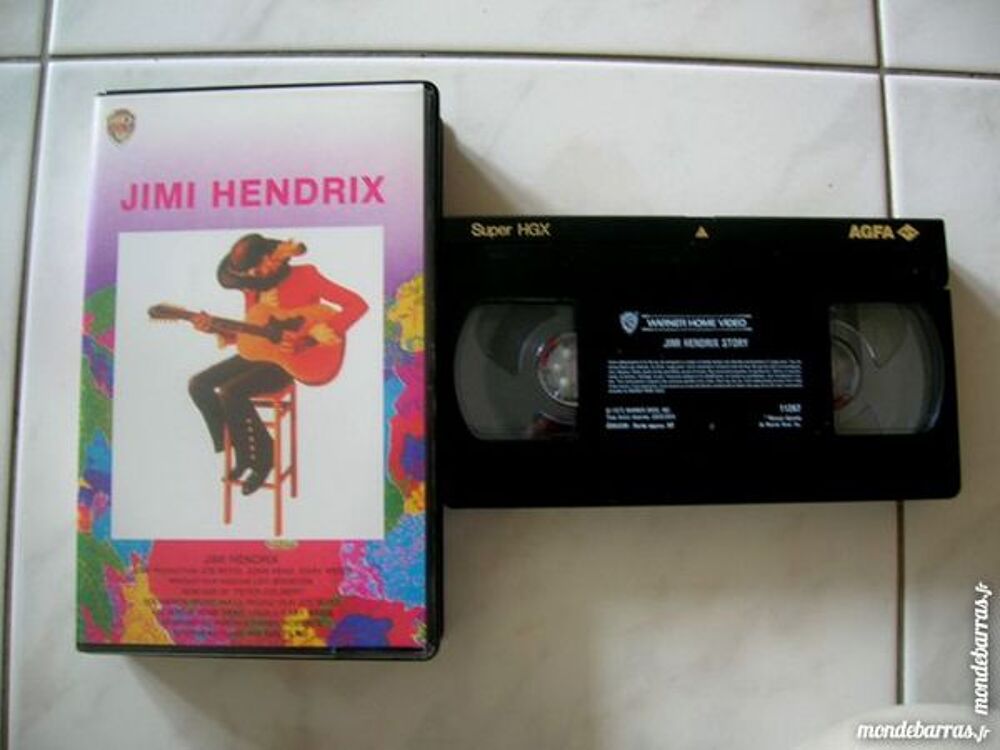 JIMI HENDRIX Rock 70 - K7 VIDEO VHS Originale DVD et blu-ray