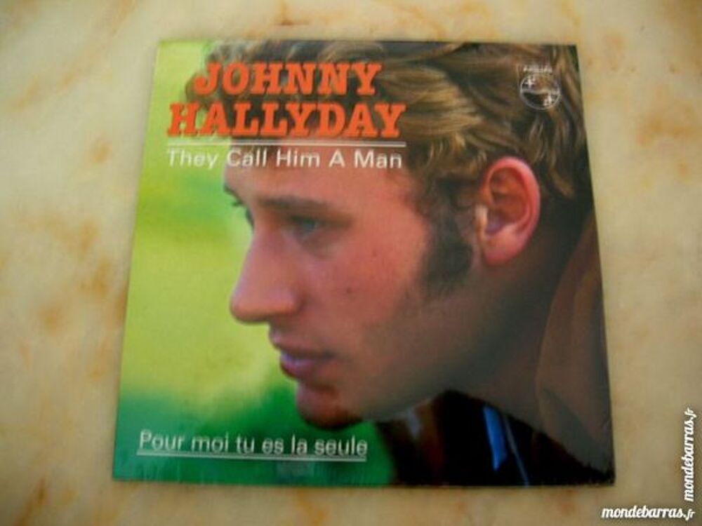 CD JOHNNY HALLYDAY chante en Am&eacute;ricain They call CD et vinyles