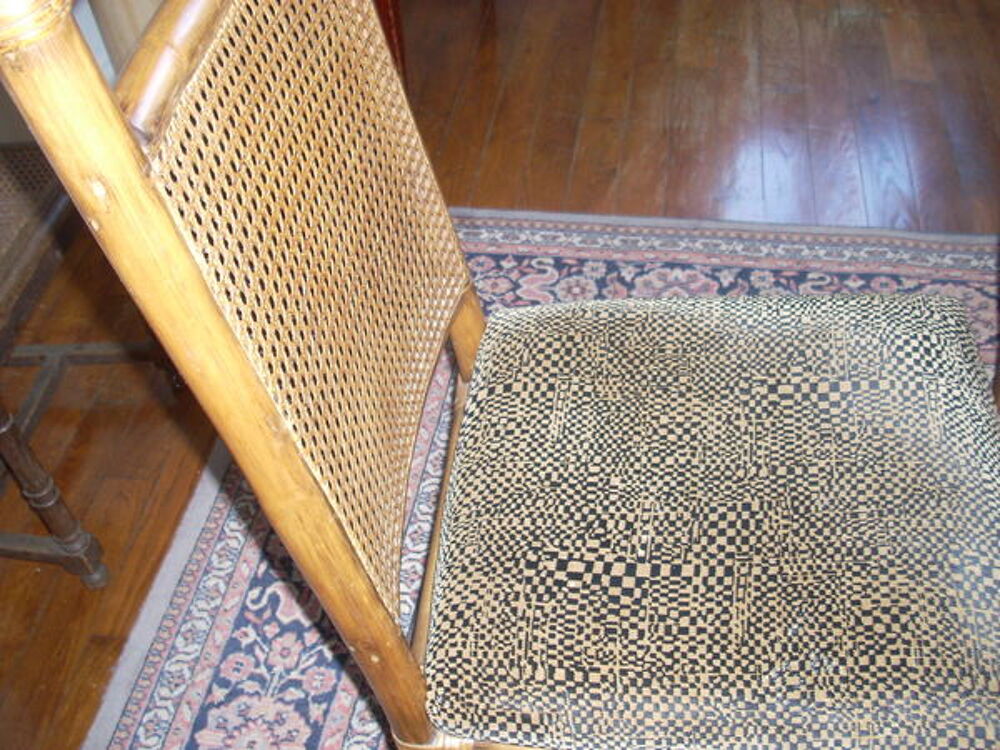 4 CHAISES ROTIN ACHETE 1200e vendu 300e Meubles