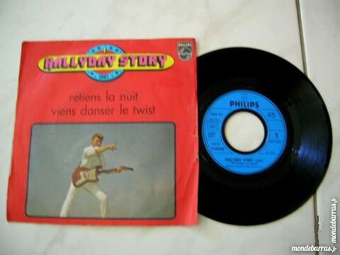 45 TOURS JOHNNY HALLYDAY Retiens la nuit 15 Nantes (44)