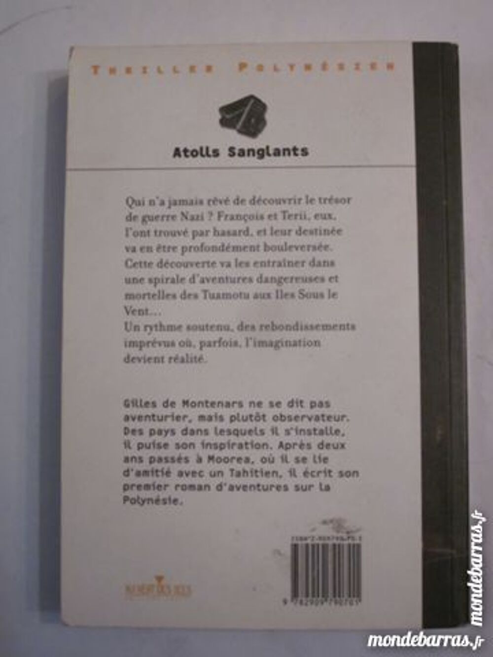 ATOLLS SANGLANTS roman policier POLYNESIEN Livres et BD