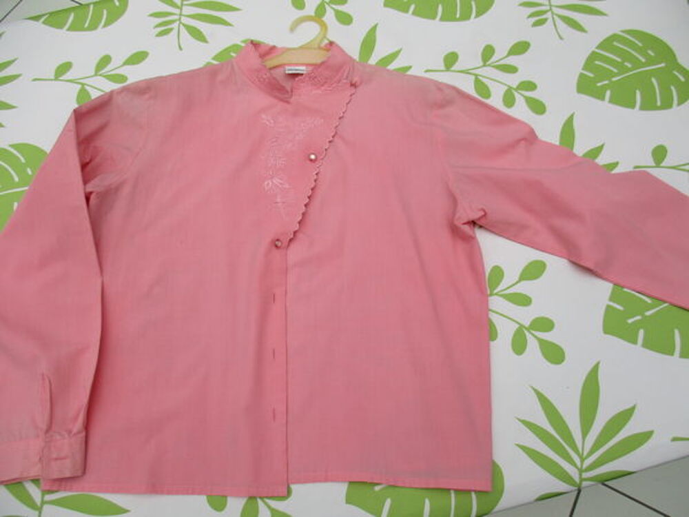 chemisier rose T44 manches longues Vêtements