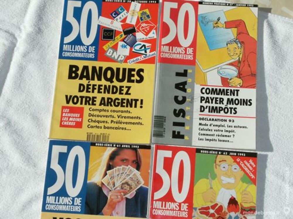 REVUES / LIVRES / 50 MILLIONS DE CONSOMMATEURS Livres et BD