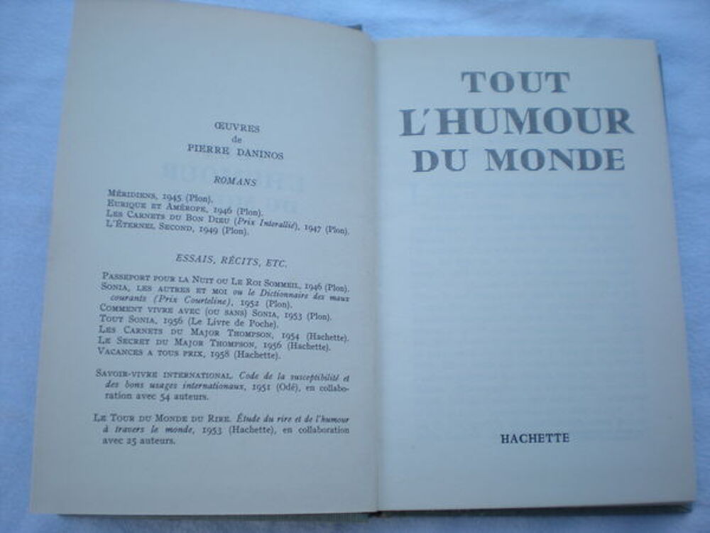 tout l'humour du monde Livres et BD