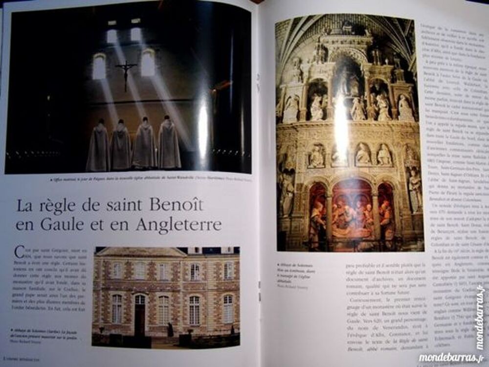Moine r&eacute;ligieux livre l'ordre b&eacute;n&eacute;dictin r&eacute;ligion Livres et BD
