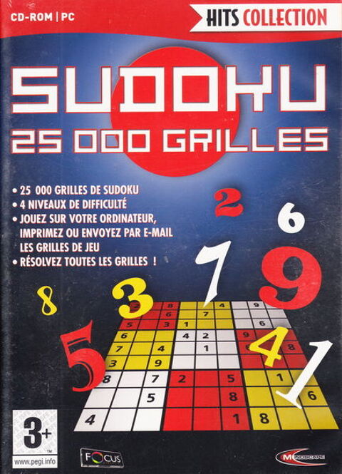 CD jeu PC Sudoku 25 000 grilles NEUF blister
3 Aubin (12)