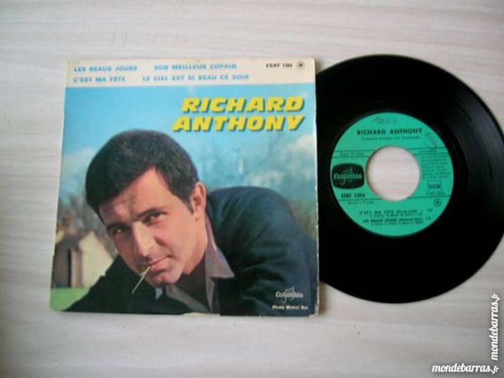 EP RICHARD ANTHONY C'est ma f&ecirc;te CD et vinyles