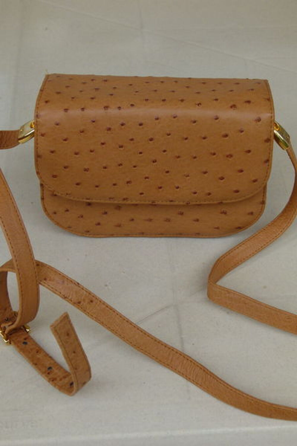 sac en cuir d'autruche Maroquinerie