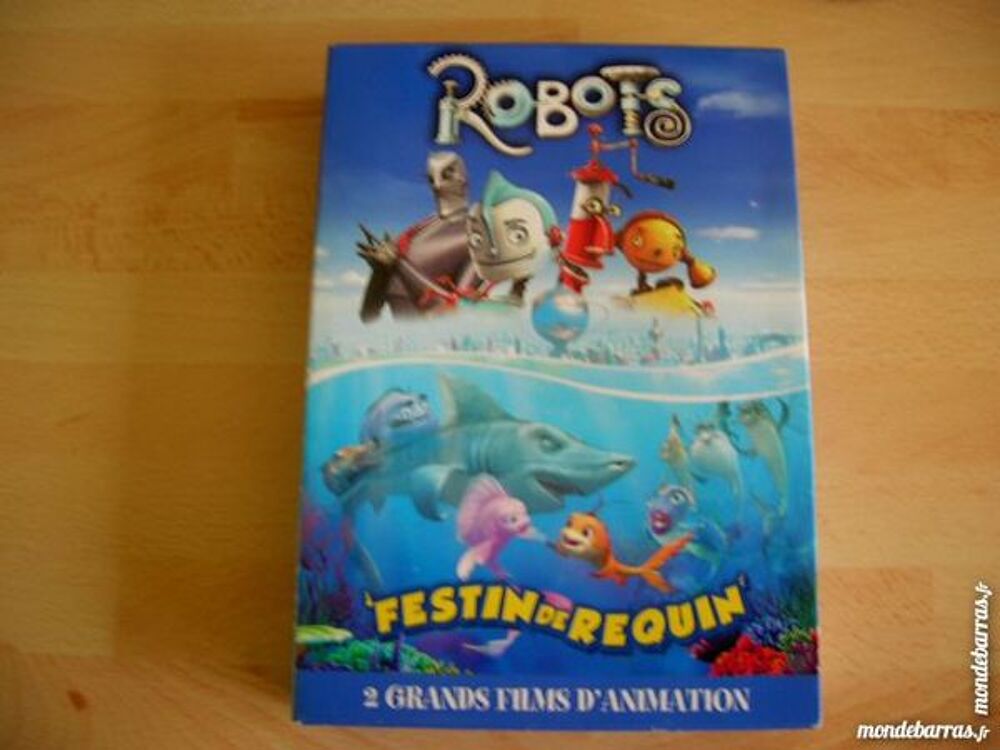 COFFRET 2 DVD ROBOTS/FESTIN de REQUIN DVD et blu-ray
