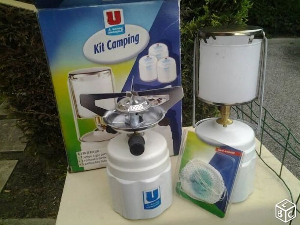 Kit camping - lampe et r&eacute;chaud &agrave; gaz Bricolage