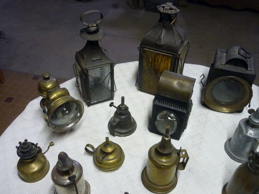 Lot de lampes anciennes Décoration