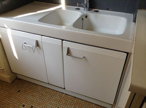 Evier Faence 2 bacs 50 Lyon 1 (69)