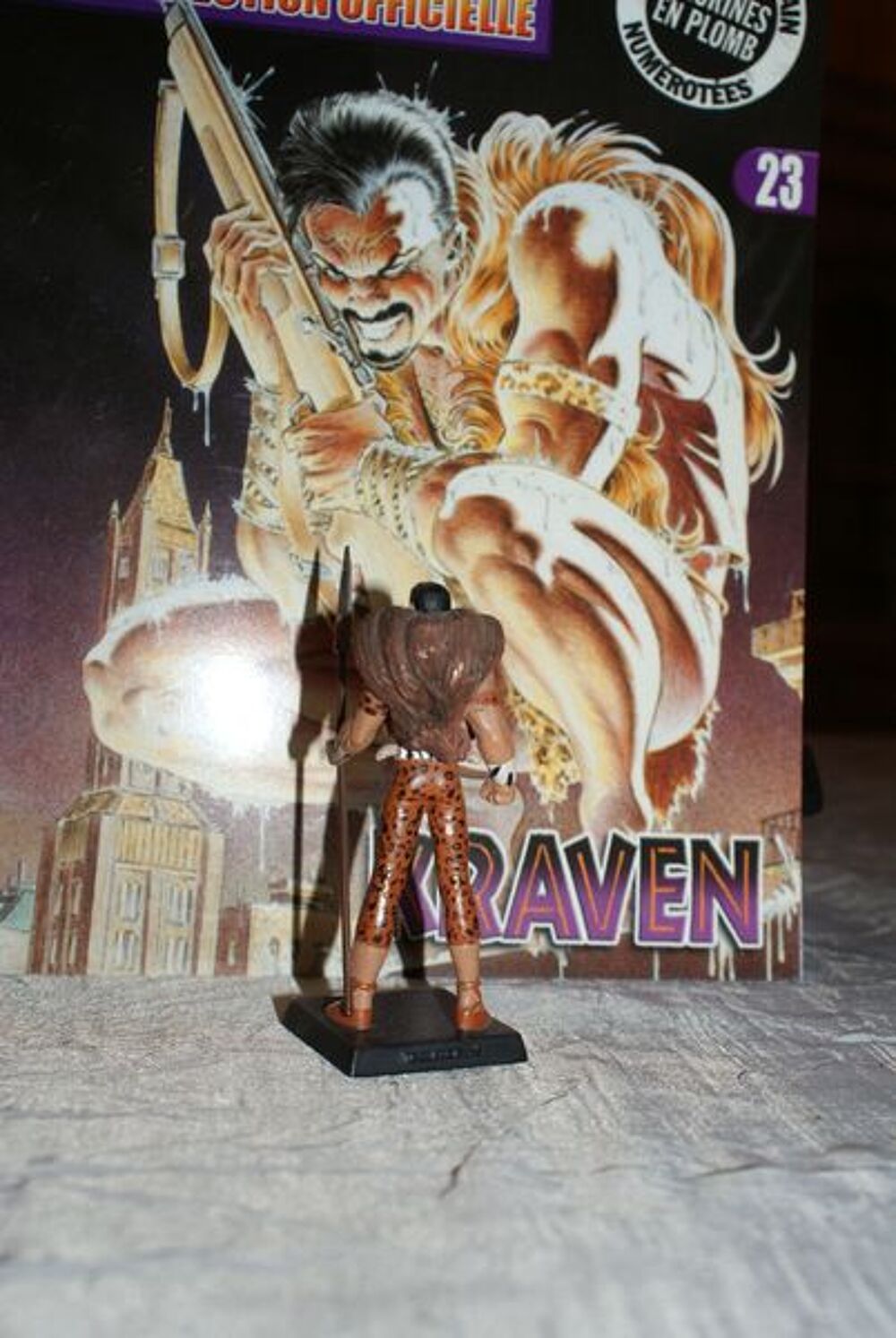 figurine en plomb "marvel eaglemoss" KRAVEN
