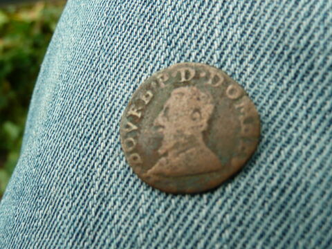 Double tournois type 3 Anne 1585 Bourbon 52 Bordeaux (33)