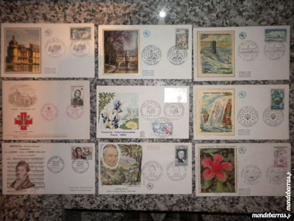 18 ENVELOPPES 1er Jour diverses 