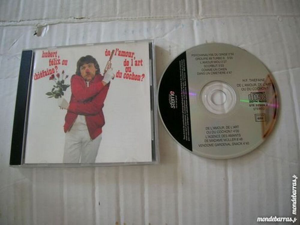 CD HUBERT FELIX OU THIEFAINE De l'amour, de l'art CD et vinyles