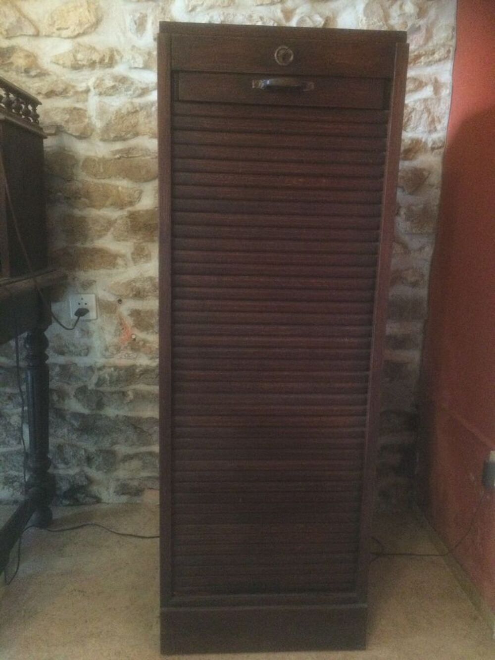 meuble classeur vertical bois ann&eacute;e 60 Meubles