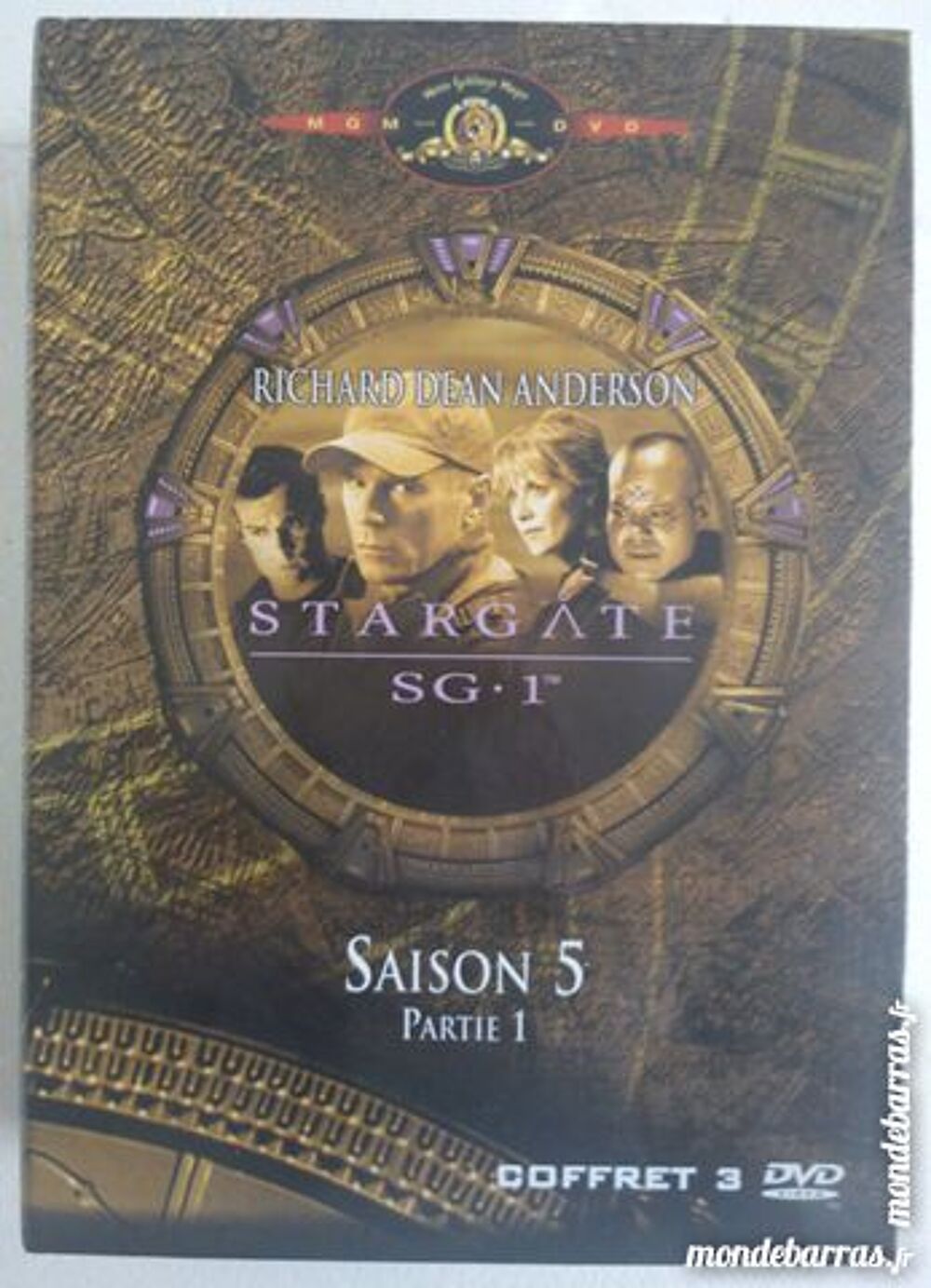 Coffret 3 DVD &laquo;Stargate SG-1&raquo; Saison 5 1&egrave;re partie DVD et blu-ray