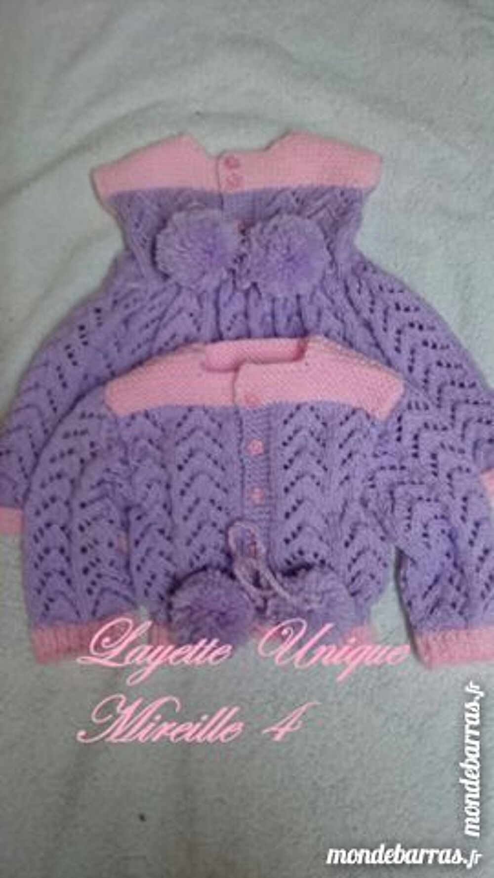 Robe et cache coeur ajour&eacute;s Vêtements enfants