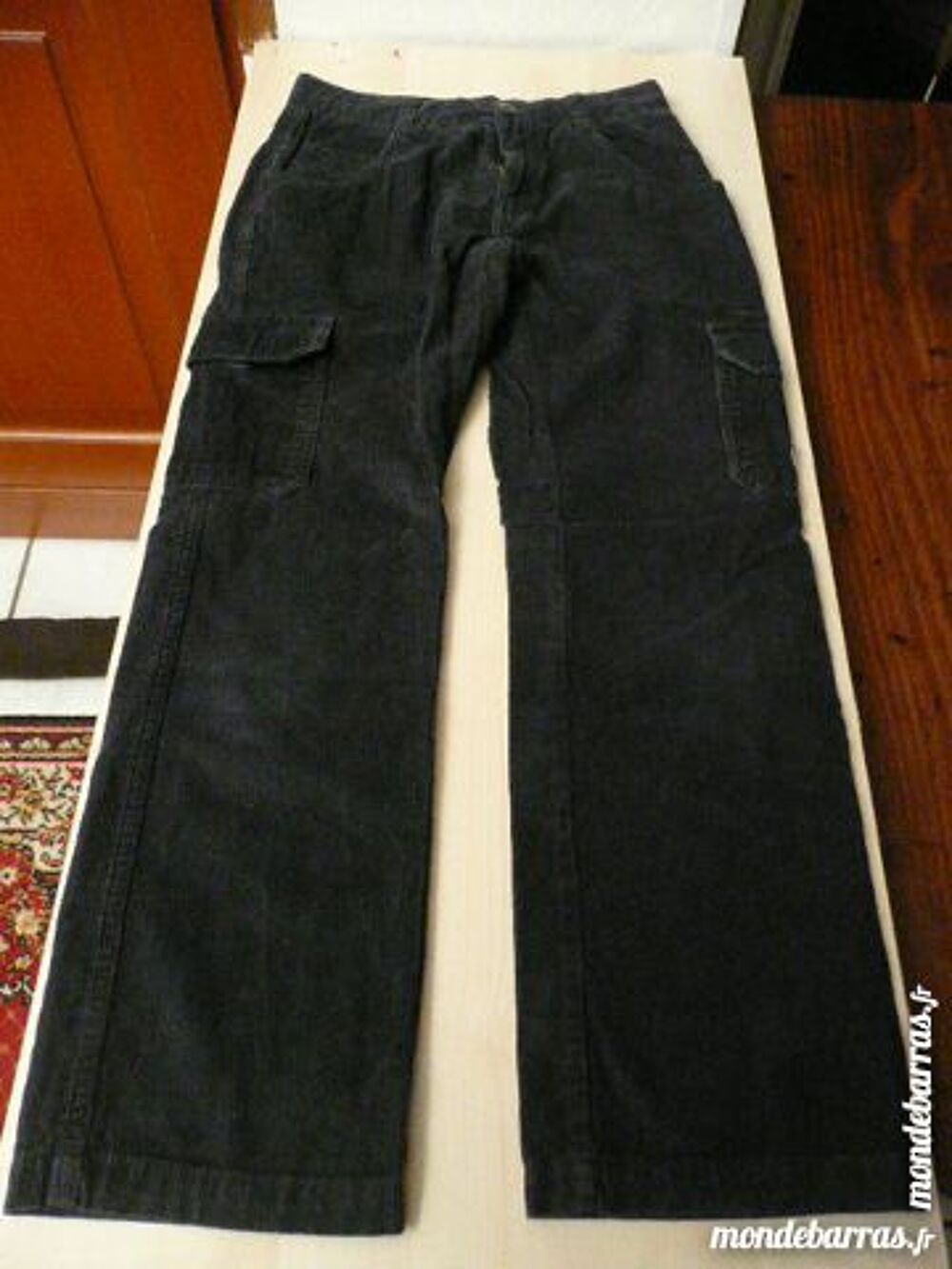 PANTALON VELOURS BLEU Z GENERATION 10 ANS Vêtements enfants
