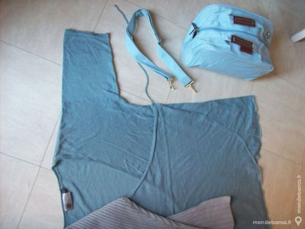 Pull + gilet fin + sacoche - zoe Vêtements